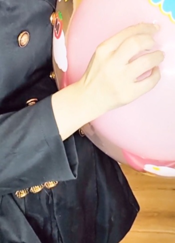 キャラクター空ビを可愛がってからPOP