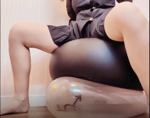 空ビで風船をPOP