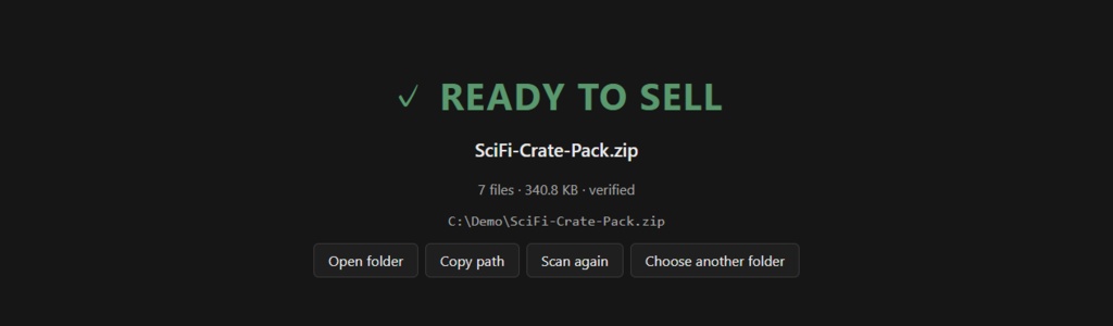 ReleaseCheck|販売前のフォルダ検品・ZIP作成ツール【Windows 11】
