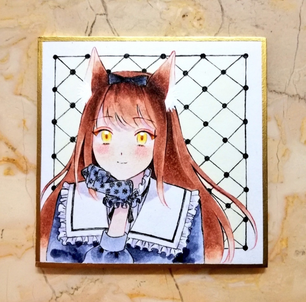 【豆色紙原画】