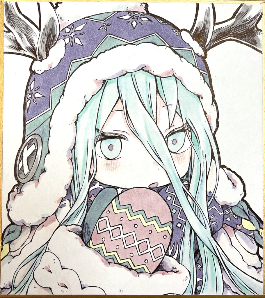 【色紙】ロウヒ