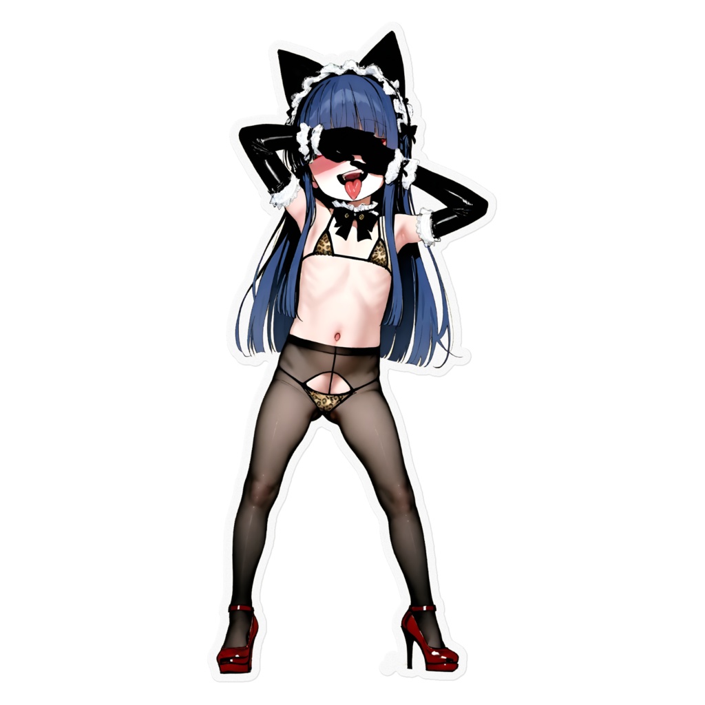 猿山奈子💢舌だしめかくしすてっかー