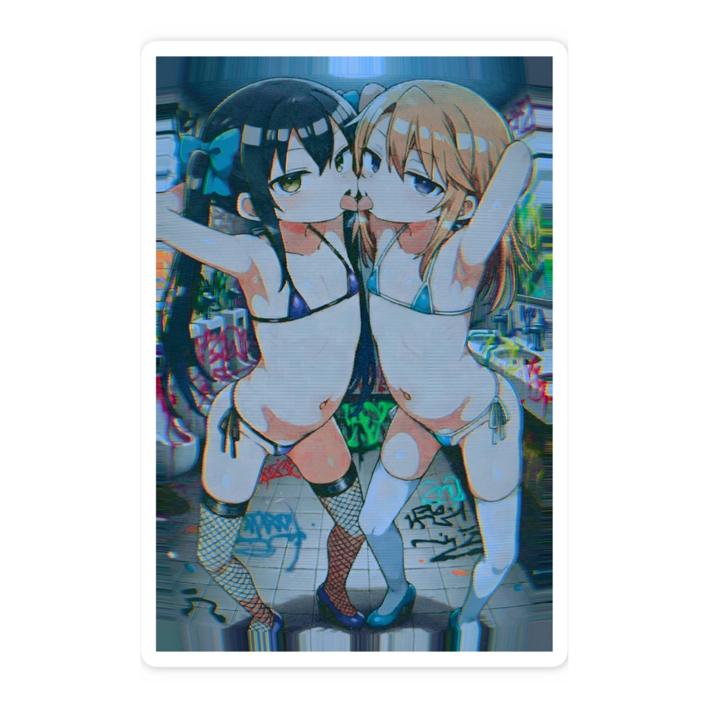 男子便所はるりさ🚽すまほすてっかー