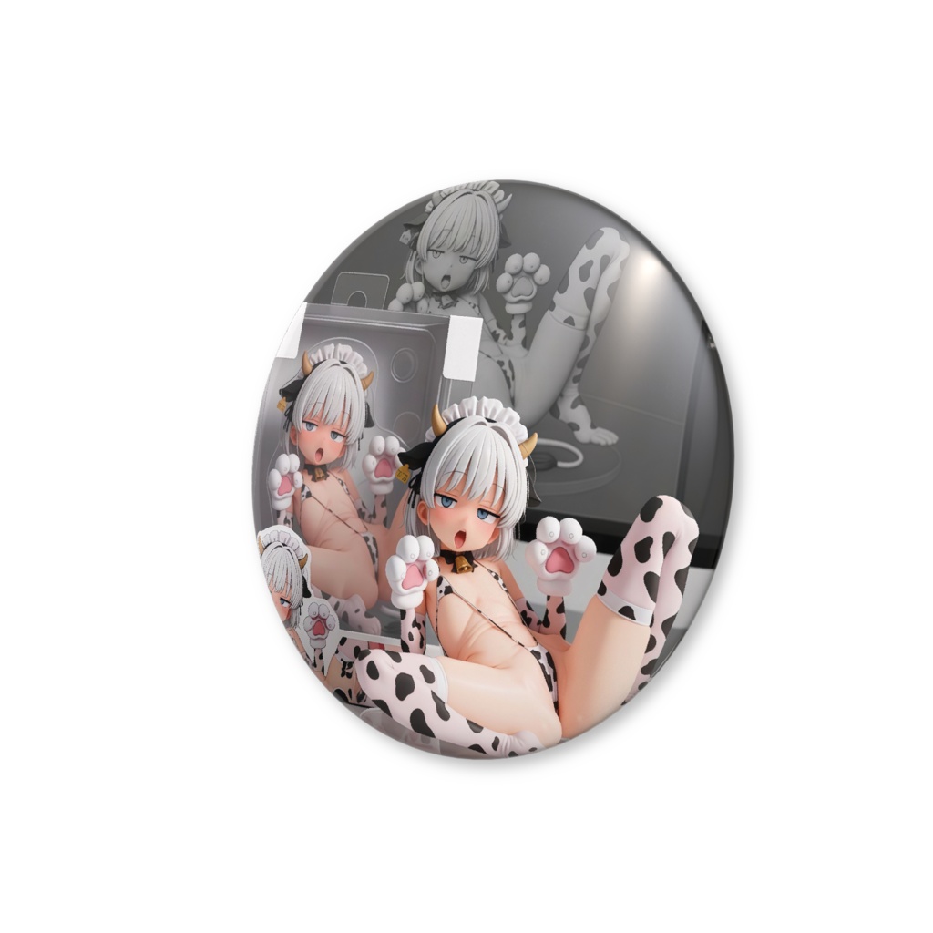 つかさ🐮3Dもーもー缶バッジ