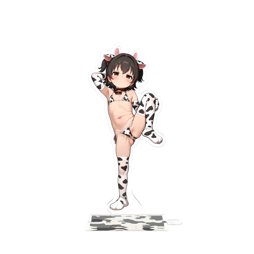 赤城みりあ　牛柄ビキニ　あくすた