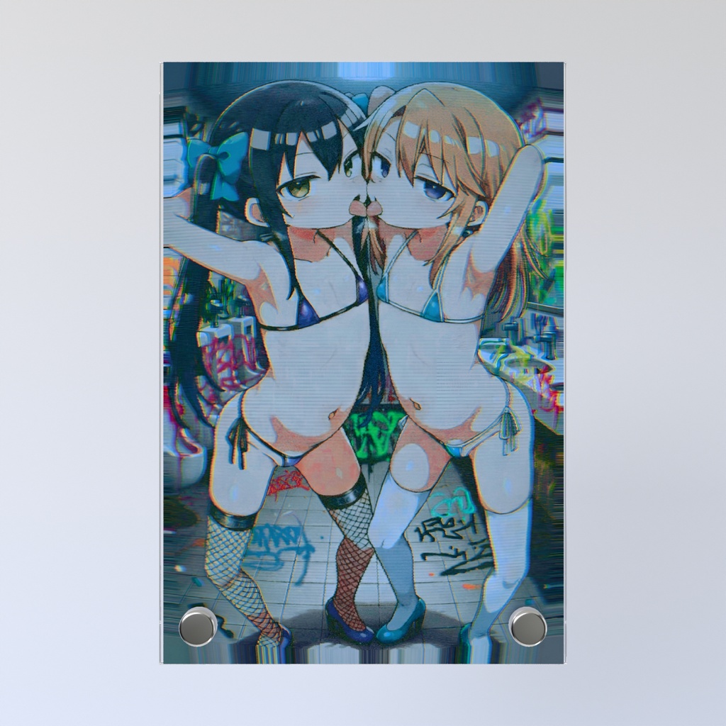 的場梨沙&結城晴 ぶっかけ用アクリルパネル