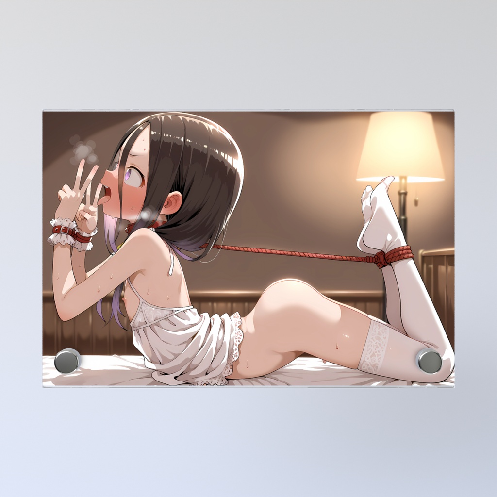 限界ちゃん悶絶 拘束アクリルパネル