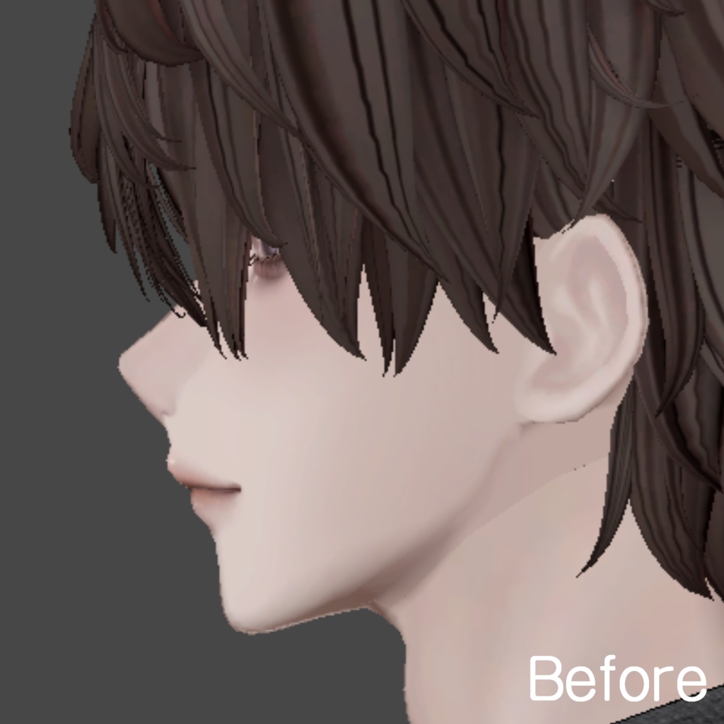 【水瀬/Minase】 Minase FacePlus Shapkey Add-on (Nose/Chin)