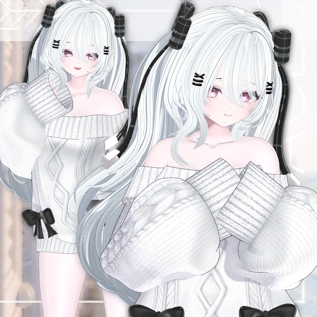 ๐ Lazy Twin Hair ๐