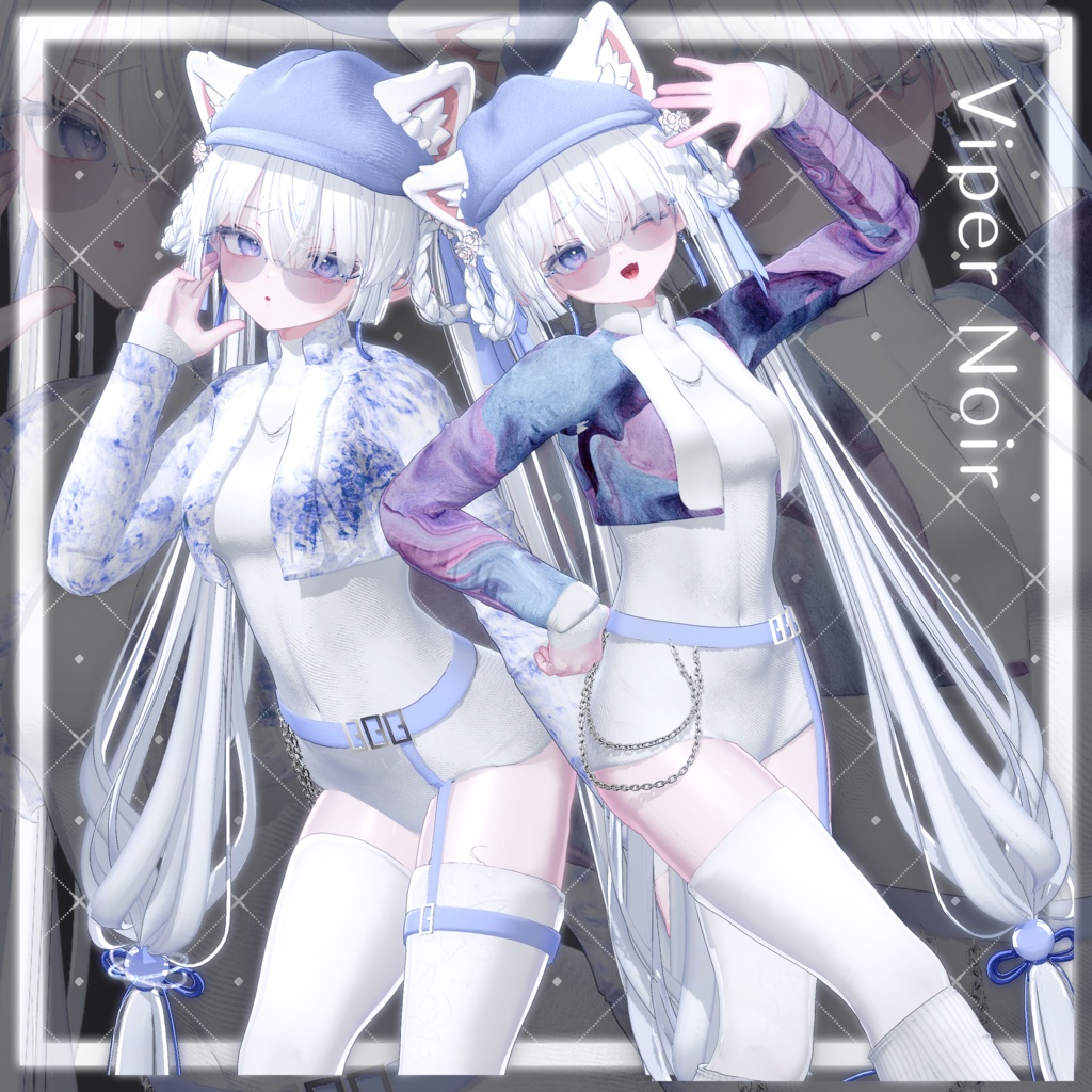 【9アバター対応】🖤 Viper Noir 🖤