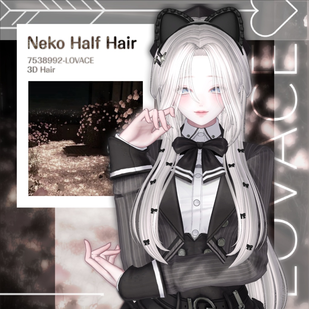 [SALE]🐈‍⬛Neko Half Hair🐈‍⬛