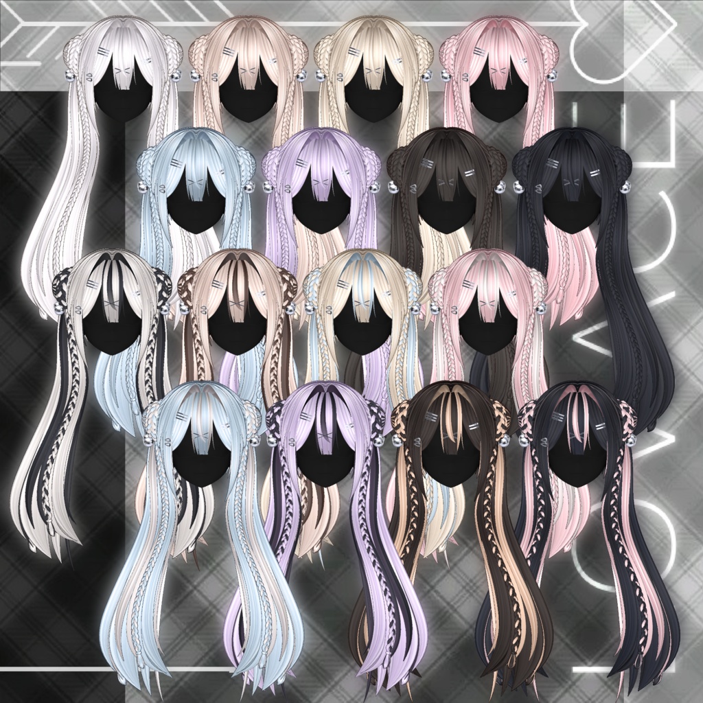 🔮 Braid Bun Hair 🔮