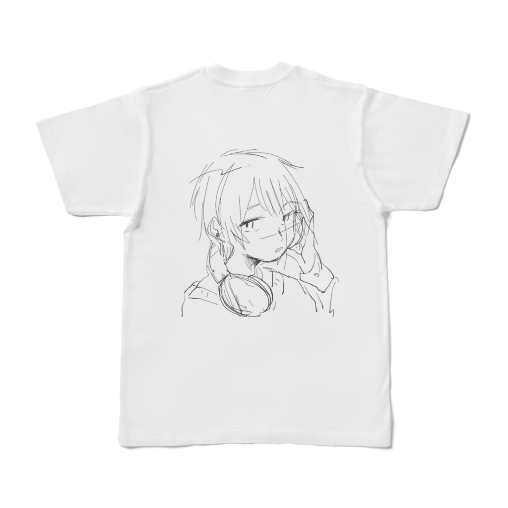 Kau ラフ画Tシャツ