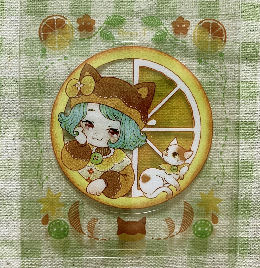 クリアシール「オレンジの窓」