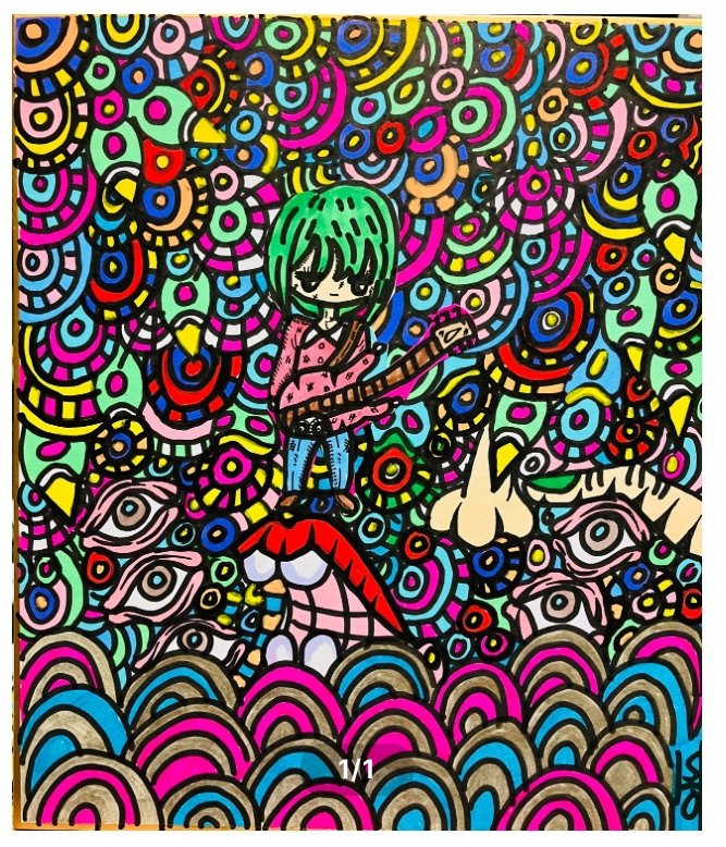 The Girl Who Picked Up a Guitar Without Strings