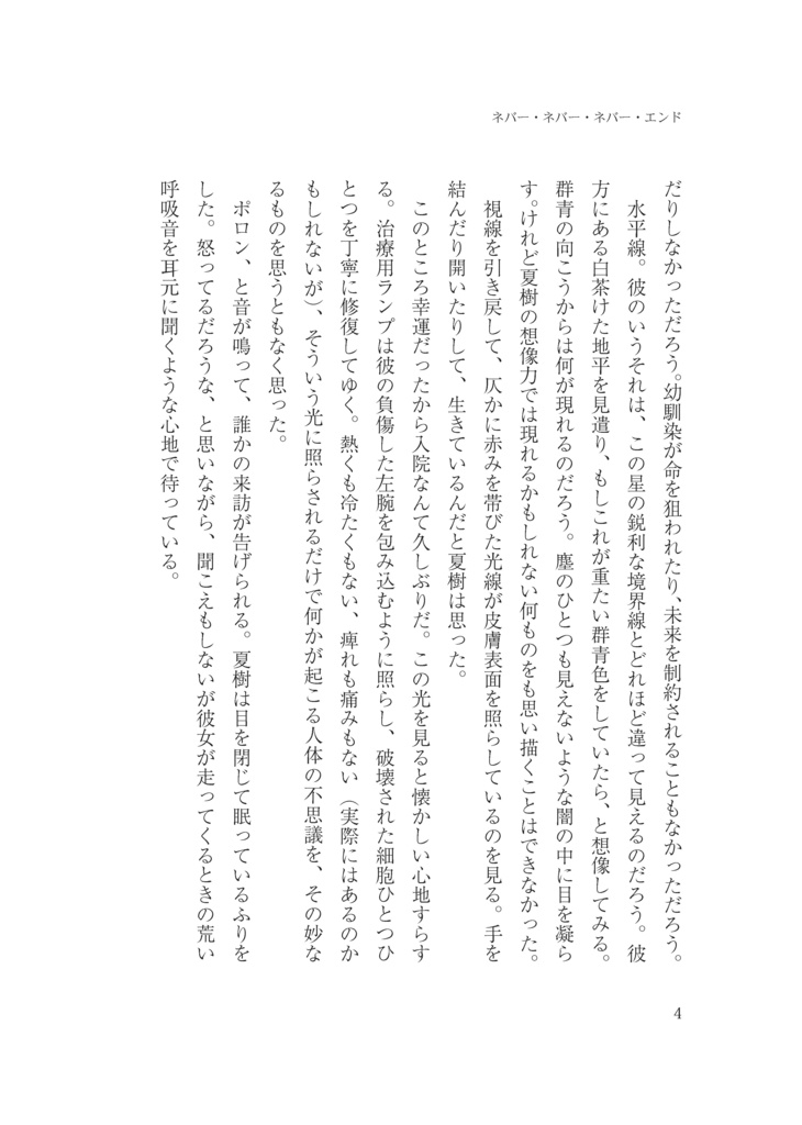 9/13 AM13新刊(菅玲)「ネバー・ネバー・ネバー・エンド」