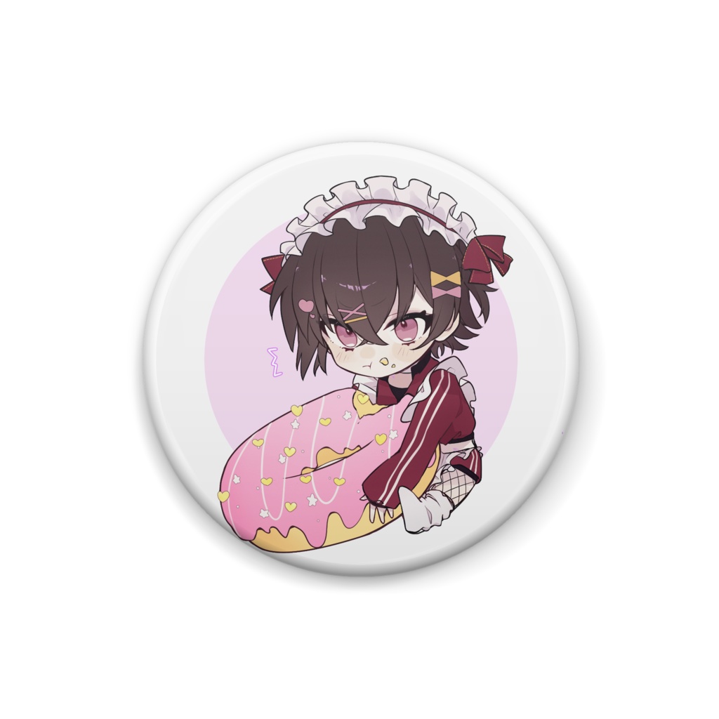 🍩苺愛くん【缶バッジ】