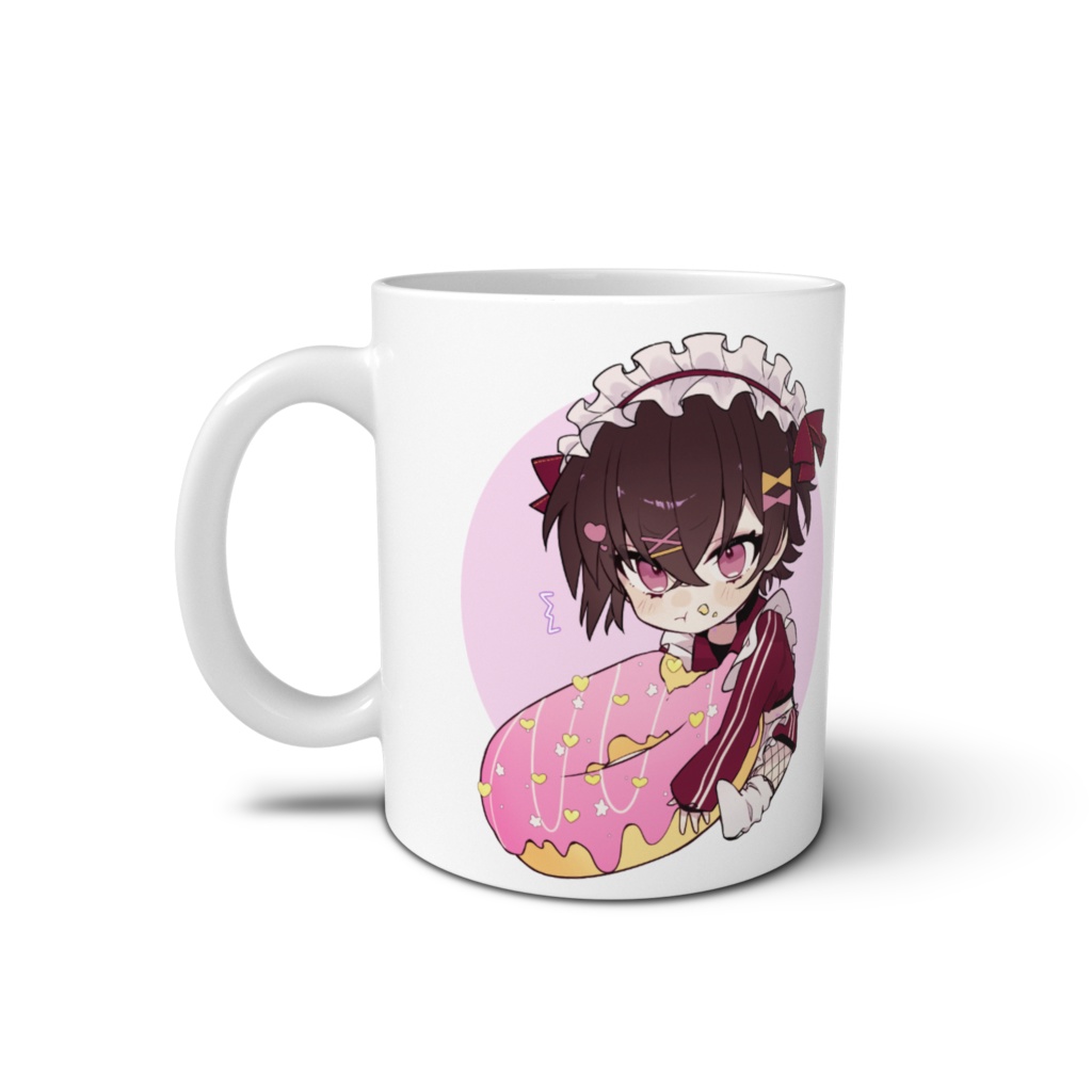 🍩苺愛&まな・絵大きめver.【マグカップ】