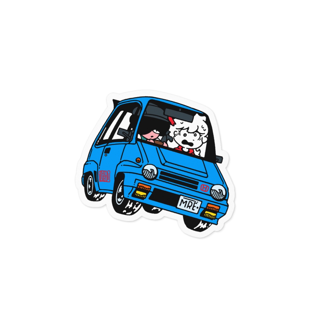 "TURBO Ⅱ" ステッカー (ロゴあり/なし)