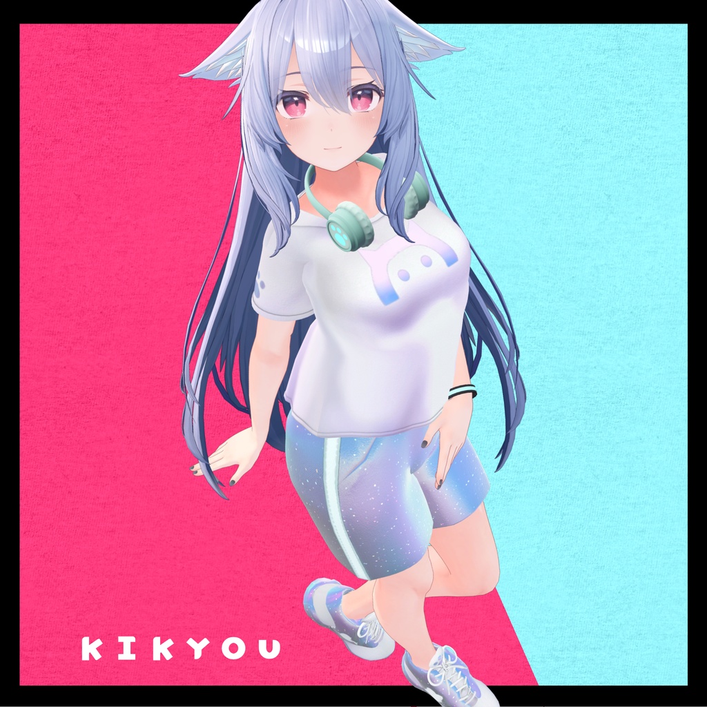 【複数アバター対応】Running Cat スポーツコーデセット #MeltyWear【MA対応】