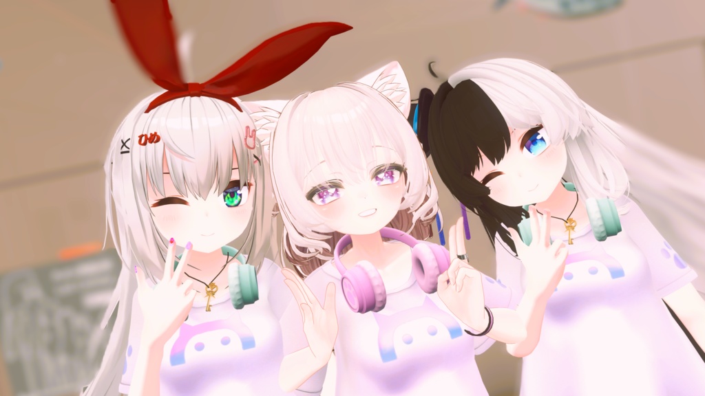 【複数アバター対応】Running Cat スポーツコーデセット #MeltyWear【MA対応】