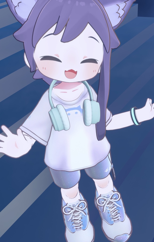 【複数アバター対応】Running Cat スポーツコーデセット #MeltyWear【MA対応】