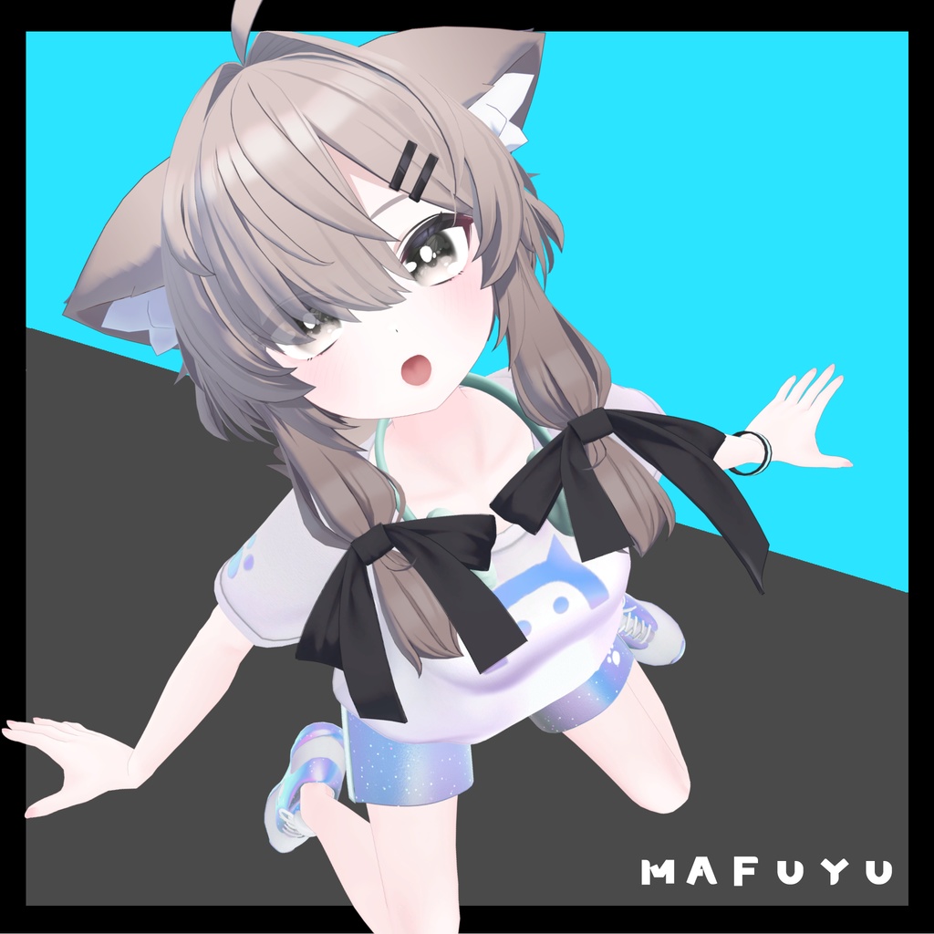 【複数アバター対応】Running Cat スポーツコーデセット #MeltyWear【MA対応】