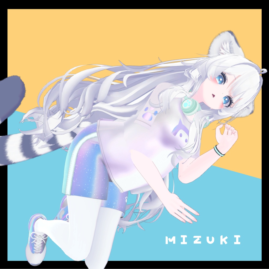 【複数アバター対応】Running Cat スポーツコーデセット #MeltyWear【MA対応】