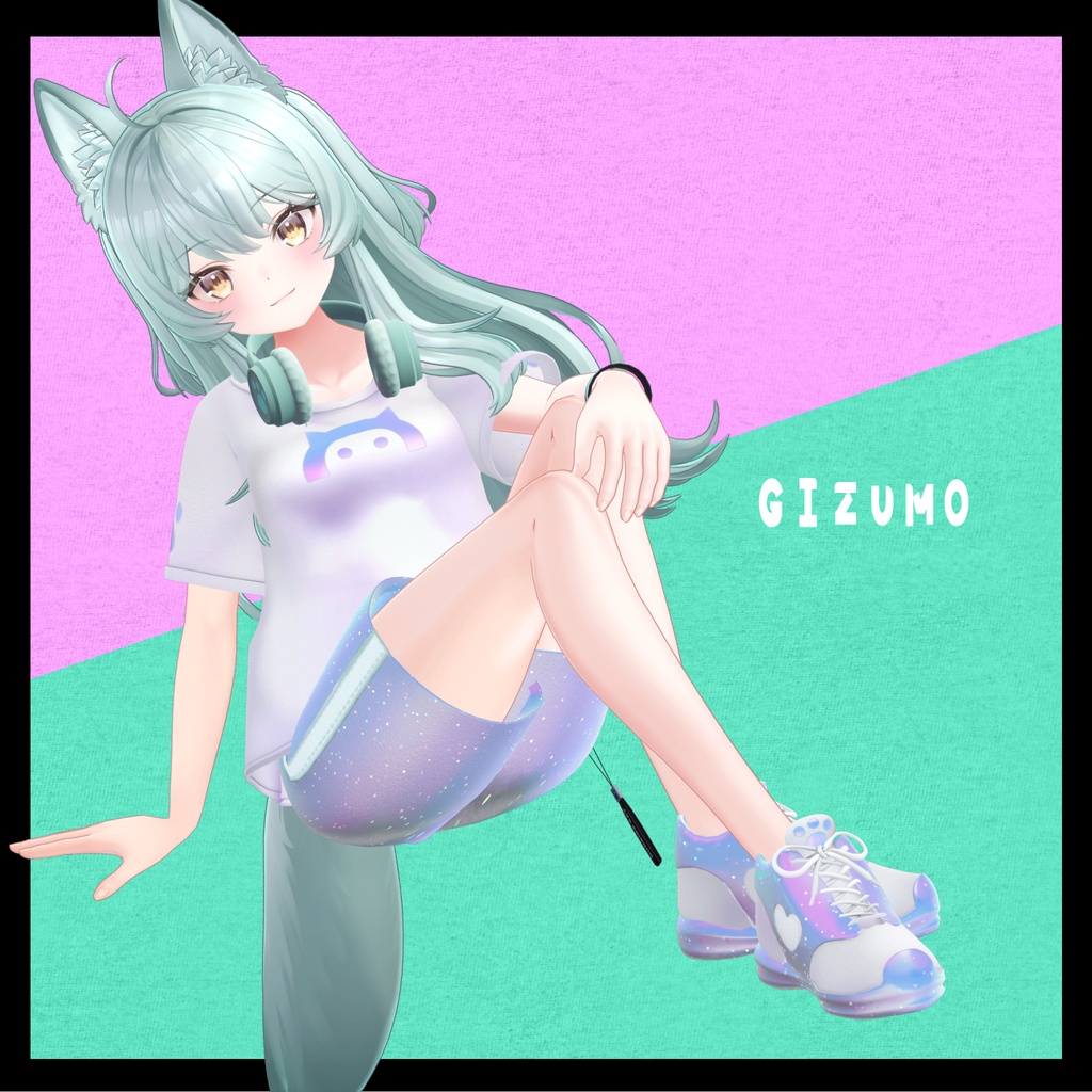 【複数アバター対応】Running Cat スポーツコーデセット #MeltyWear【MA対応】