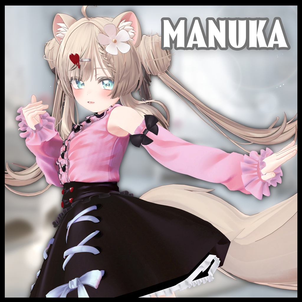 【AFKモーション付】【複数アバター対応】地雷ロリータ コーデセット #MeltyWear【MA対応】