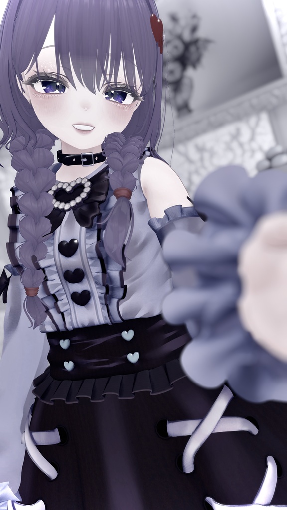 【AFKモーション付】【複数アバター対応】地雷ロリータ コーデセット #MeltyWear【MA対応】