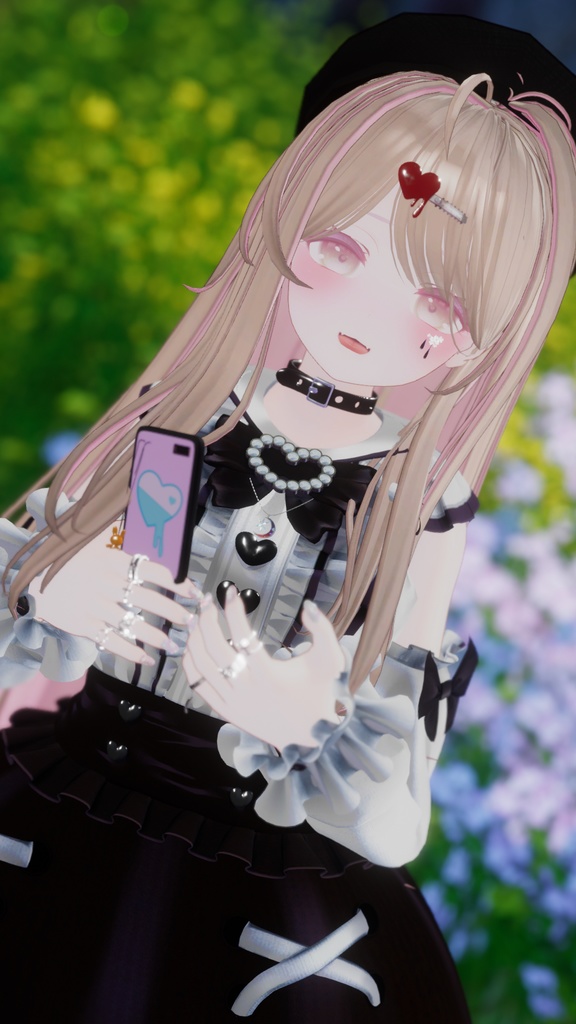 【AFKモーション付】【複数アバター対応】地雷ロリータ コーデセット #MeltyWear【MA対応】