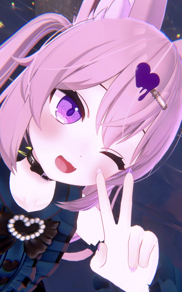 【4点セット】『はーとちぇんそー』 アクセサリーセット #MeltyWear