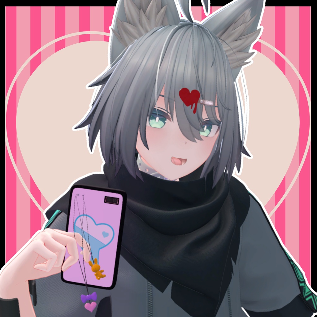 【4点セット】『はーとちぇんそー』 アクセサリーセット #MeltyWear