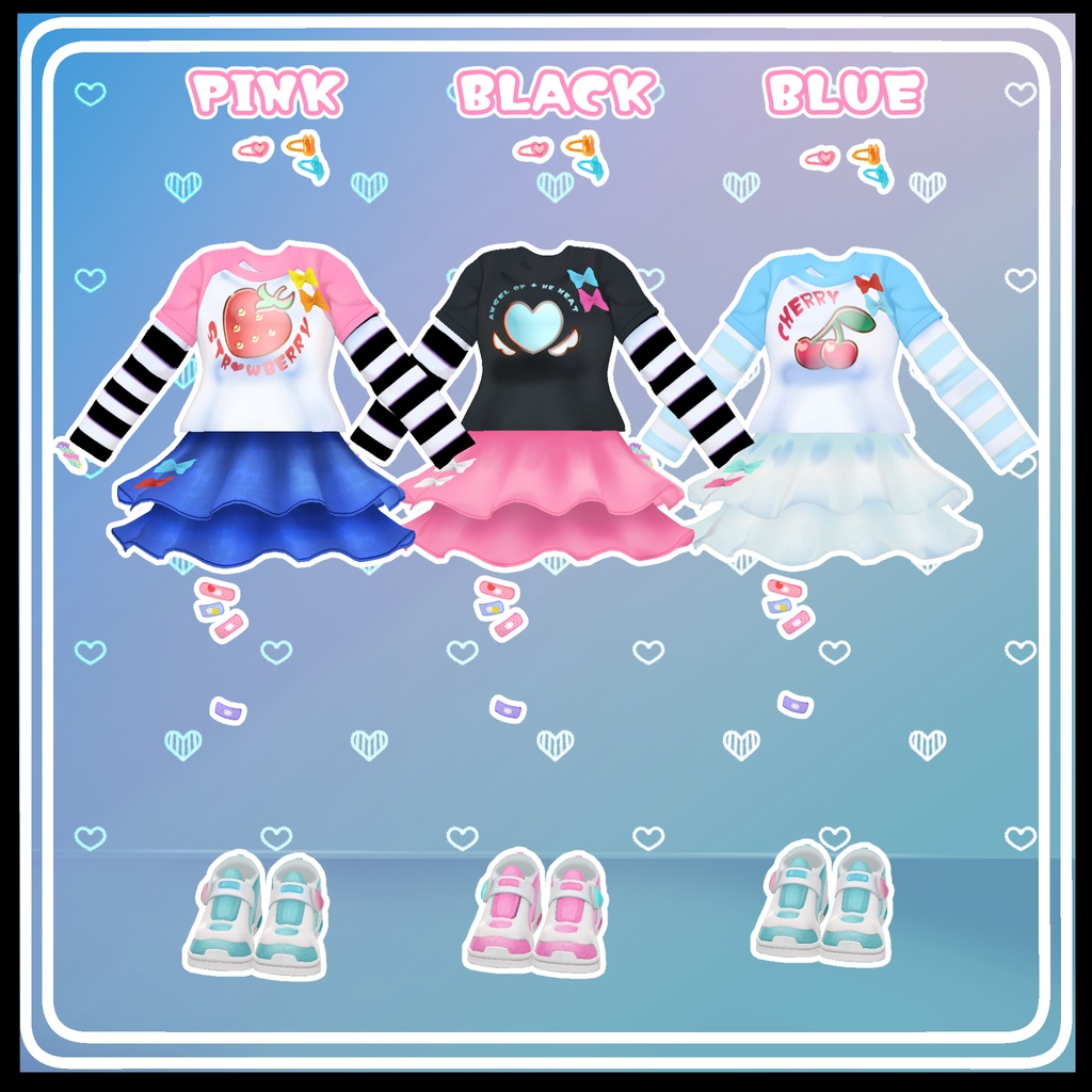 【改変セット】ルルネちゃん3点セット #MeltyWear 【MA対応】