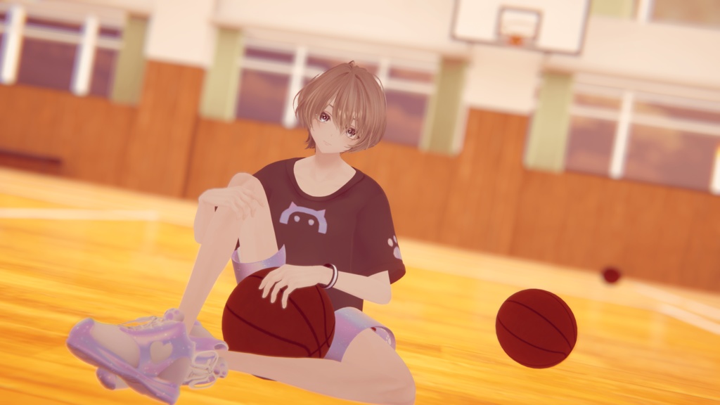 【複数アバター対応】Dancing Cat スポーツコーデセット #MeltyWear【MA対応】