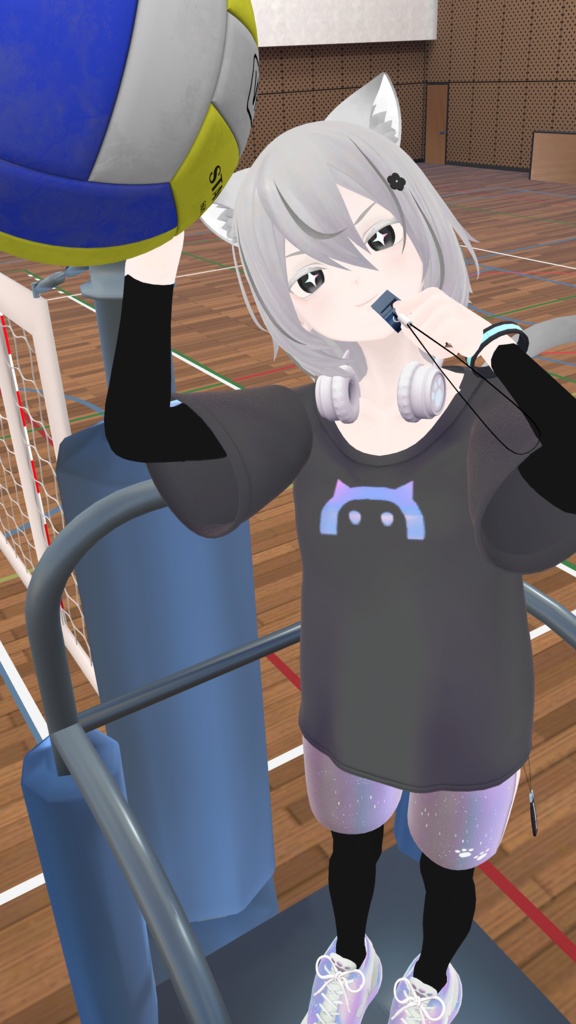 【複数アバター対応】Dancing Cat スポーツコーデセット #MeltyWear【MA対応】