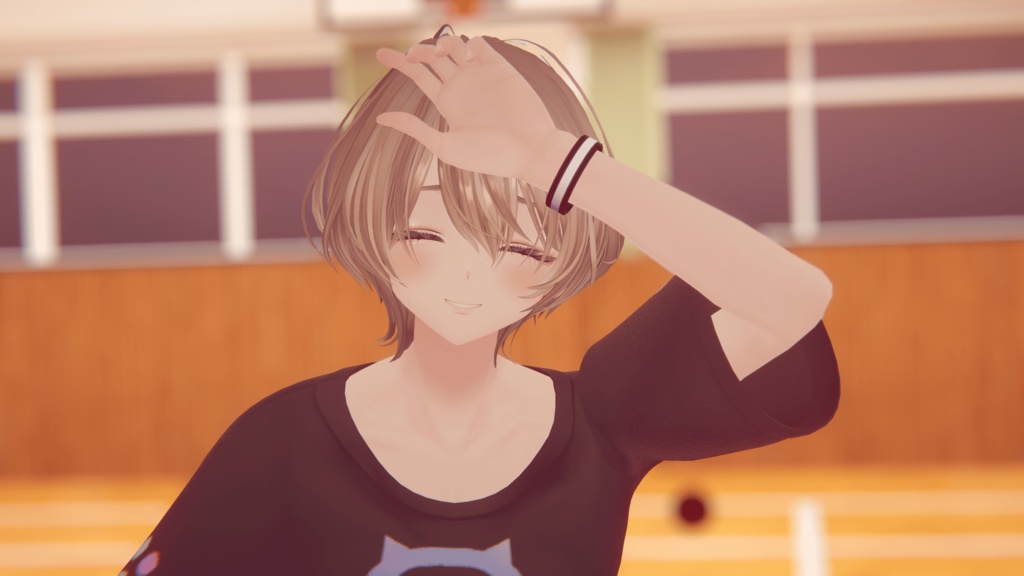 【複数アバター対応】Dancing Cat スポーツコーデセット #MeltyWear【MA対応】