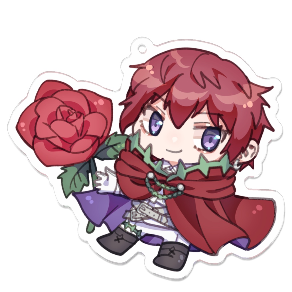 【pixivFACTORY】薔薇くん　アクリルキーホルダ