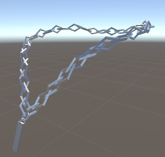 【VRChat想定。ふぁふぁ対応】チェーンネックレス