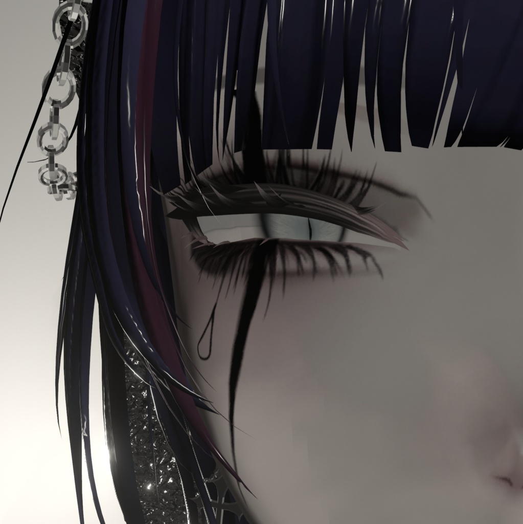 【5アバター対応】Clown&teardrop Face Tatto