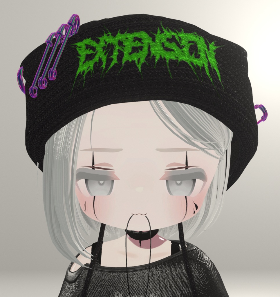 【5アバター対応】Clown&teardrop Face Tatto