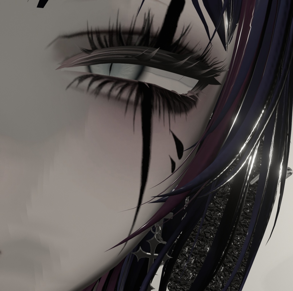 【5アバター対応】Clown&teardrop Face Tatto