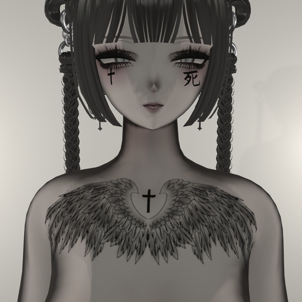 【胸、背中】翼