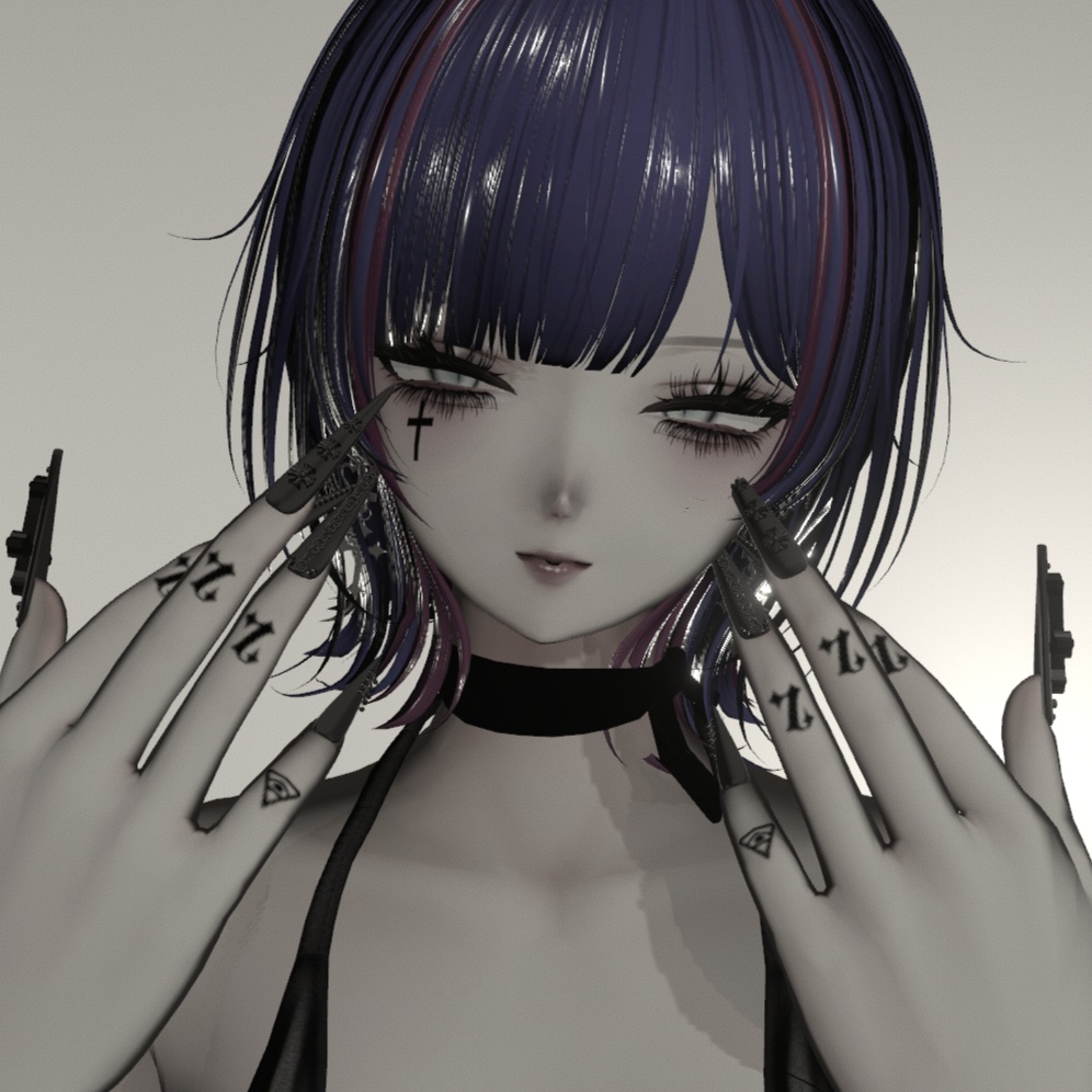 【森羅】222 Finger Tatto【水瀬】