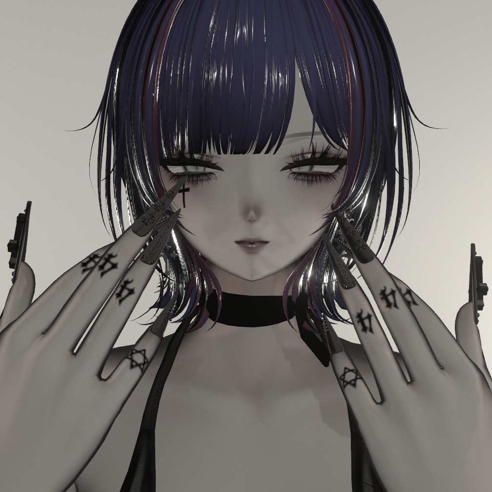 【森羅】444 Finger Tatto【水瀬】