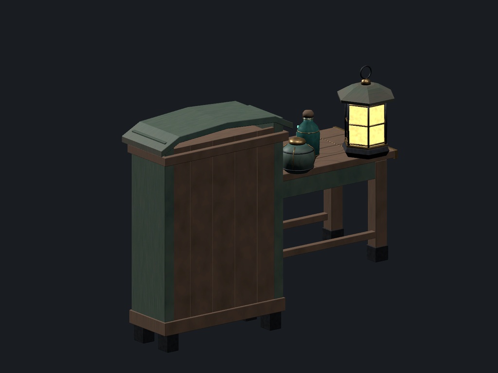 Night Apothecary|夜の薬房・家具と小物6点