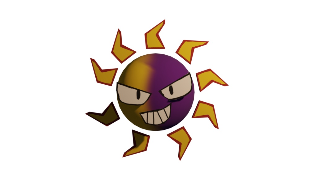 【3Dオブジェクト】雲と太陽