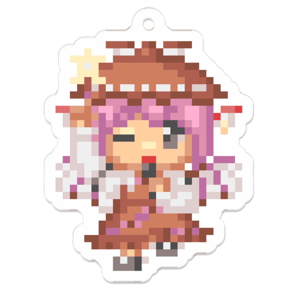 ミスティアドット絵アクリルキーホルダー