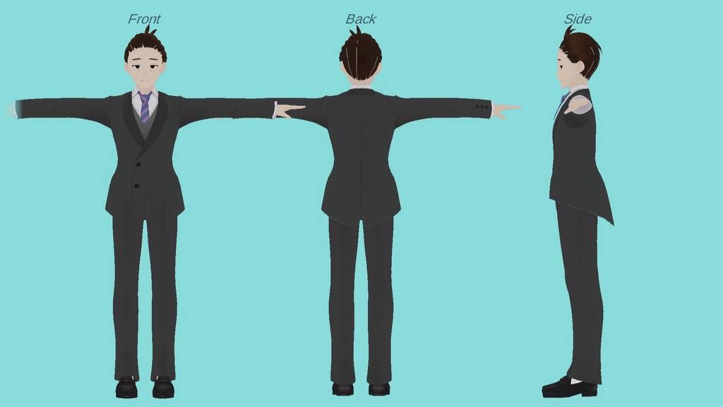 【無料】カレタおじさん VRChat向けアバター